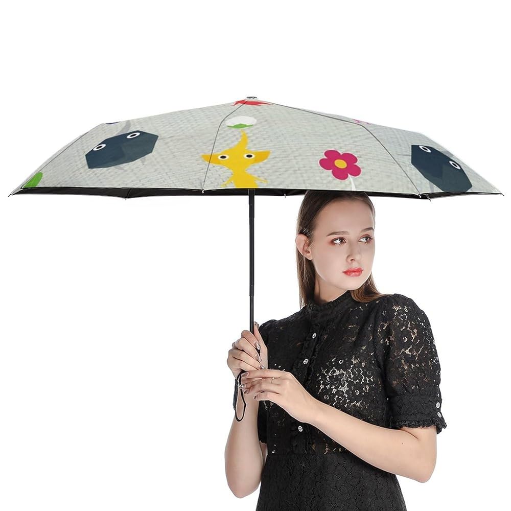 Amazon | ピクミン 人気 日傘 雨傘 兼用 8本骨 自動開閉